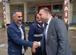 BAŞKAN BİLECEN İTFAİYE PERSONELİNİN BAYRAMINI KUTLADI