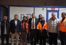 BAŞKAN BİLECEN TEMİZLİK İŞLERİ PERSONELİNİ ZİYARET ETTİ