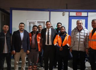 BAŞKAN BİLECEN TEMİZLİK İŞLERİ PERSONELİNİ ZİYARET ETTİ