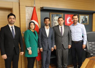 CHP GENÇLİK KOLLARI GENEL BAŞKAN YARDIMCISI VE ÖNCEKİ DÖNEM GAZİANTEP GENÇLİK KOLLARI İL BAŞKANI’NDAN BAŞKAN BİLECEN’E HAYIRLI OLSUN ZİYARETİ