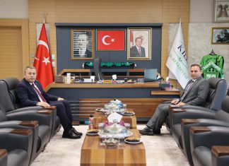 KİLİS VALİSİ TAHİR ŞAHİN BAŞKAN BİLECEN’E HAYIRLI OLSUN ZİYARETİNDE BULUNDU