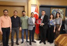 GENÇ SAĞLIK-SEN KİLİS ŞUBESİ’NDEN BAŞKAN BİLECENE TEBRİK ZİYARETİ