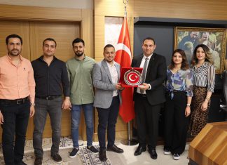 GENÇ SAĞLIK-SEN KİLİS ŞUBESİ’NDEN BAŞKAN BİLECENE TEBRİK ZİYARETİ