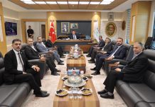 YENİDEN REFAH PARTİSİİNDEN BAŞKAN BİLECENE HAYIRLI OLSUN ZİYARETİ