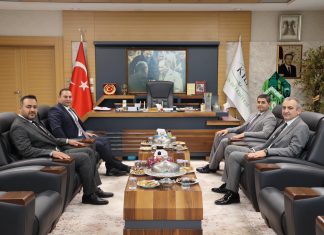 VALİ YARDIMCISIVALİ YARDIMCISI SERHAT DOĞAN BAŞKAN BİLECEN’E HAYIRLI OLSUN ZİYARETİNDE BULUNDU