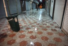 Kuyumcular Çarşısı Yıkanarak Temizlendi