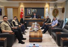 ÖZGÜR KOOPERATİF BAŞKANI VE YÖNETİMİNDEN BAŞKAN BİLECENE HAYIRLI OLSUN ZİYARETİ