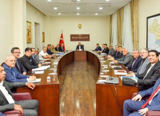 NÜFUS HİZMETLERİNE İLİŞKİN DEĞERLENDİRME TOPLANTISI YAPILDI