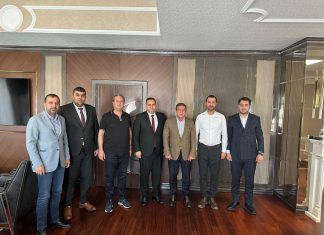 BAŞKAN BİLECEN FRIT-2 PROJESİ YÜKLENİCİ FİRMASINA ZİYARETTE BULUNDU