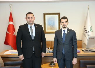 BAŞKAN BİLECEN ÇANKAYA BELEDİYE BAŞKANINI ZİYARET ETTİ