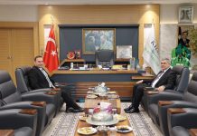 İL EMNİYET MÜDÜRÜ’NDEN BAŞKAN BİLECEN’E HAYIRLI OLSUN ZİYARETİ