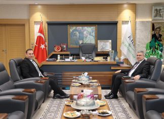 İL EMNİYET MÜDÜRÜ’NDEN BAŞKAN BİLECEN’E HAYIRLI OLSUN ZİYARETİ