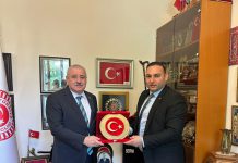 BAŞKAN BİLECEN TBMM İDARE AMİRİ SAYIN SERMET ATAY’I ZİYARET ETTİ