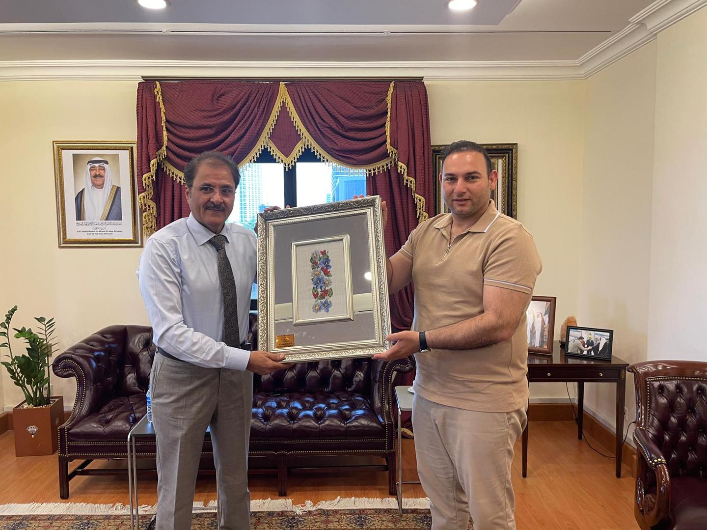 BAŞKAN BİLECEN KUVEYT DEVLETİ ANKARA BÜYÜKELÇİSİ WAEL YOUSEF ALENZİ’Yİ ZİYARET ETTİ