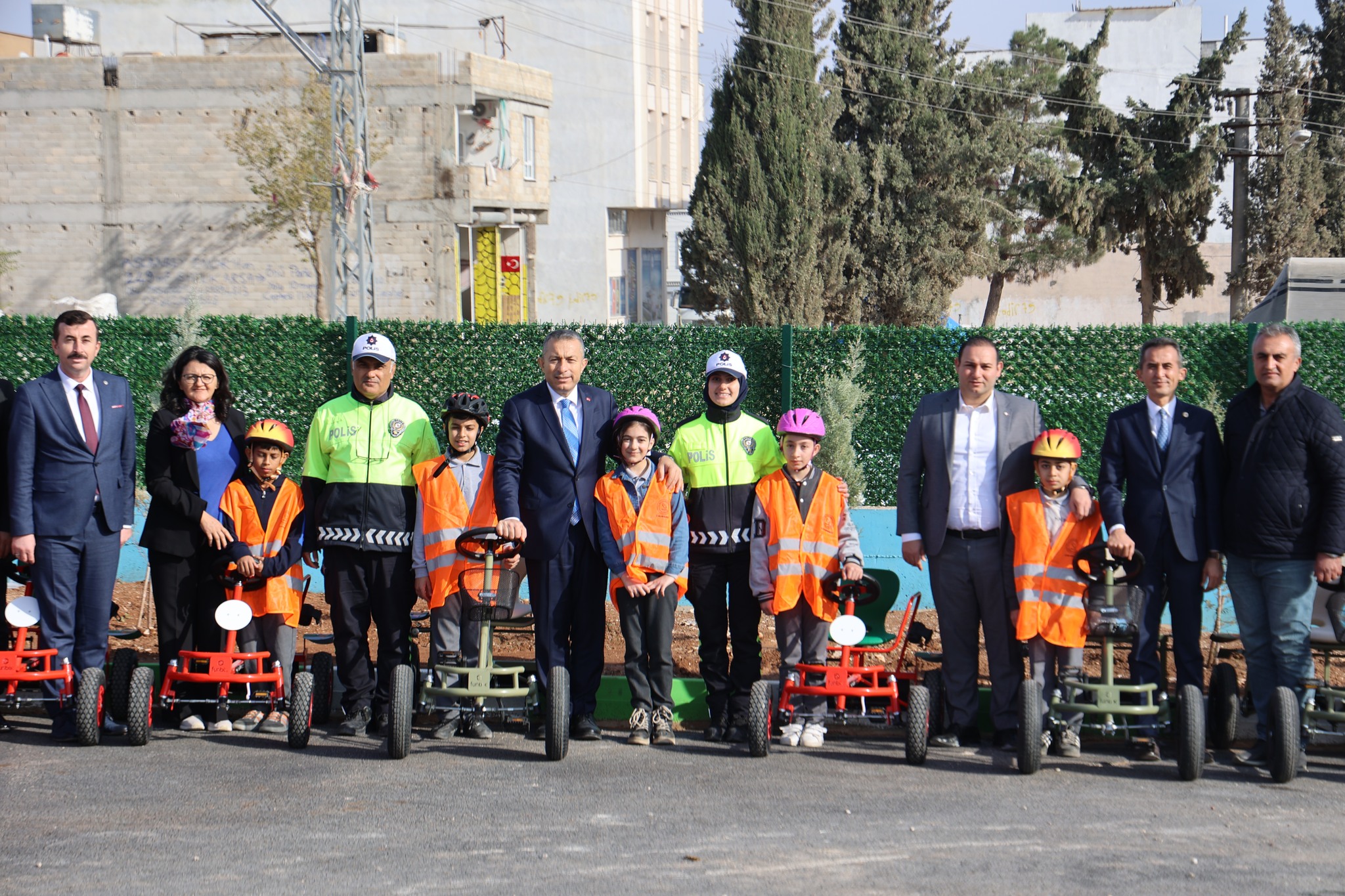 BAŞKAN BİLECEN TRAFİK EĞİTİM PARKINDA İNCELEMELERDE BULUNDU