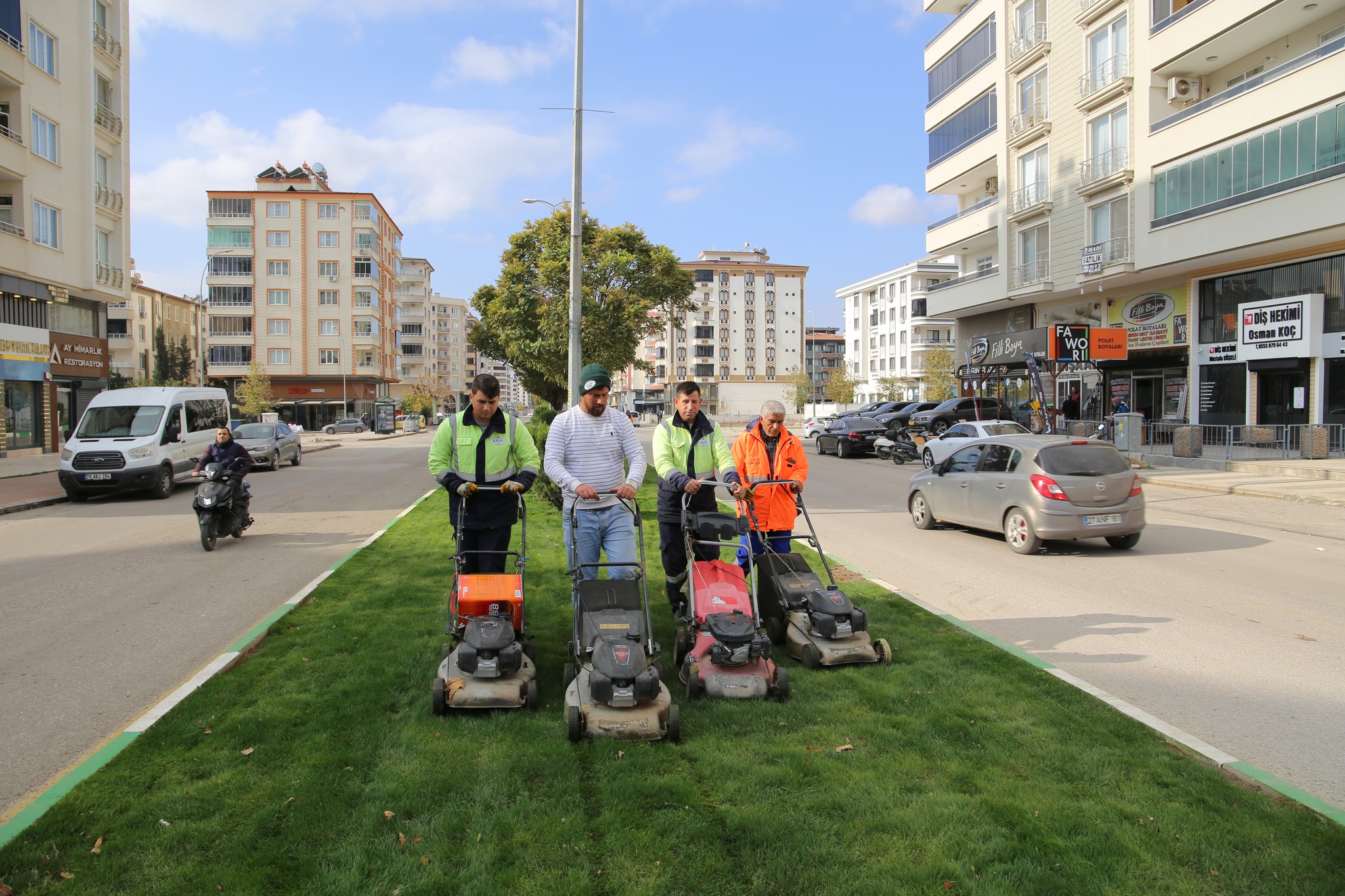 Park ve Bahçeler Ekibimiz Sahada