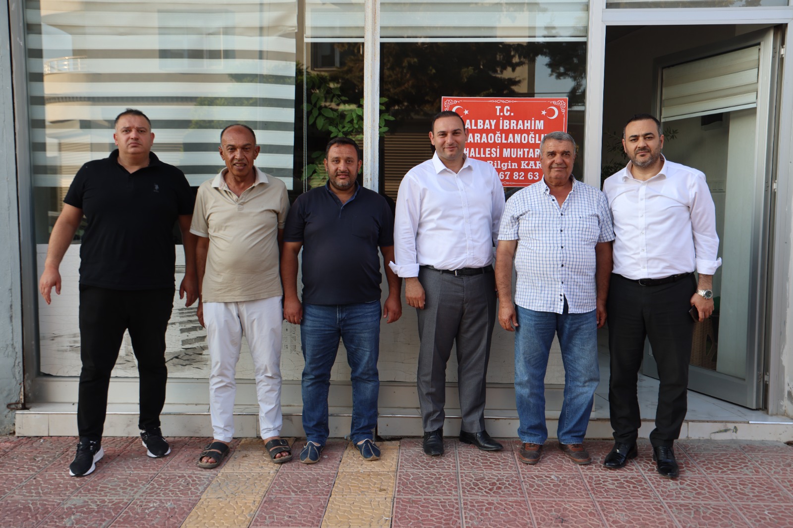 BAŞKAN BİLECEN’DEN ALBAY İBRAHİM KARAOĞLANOĞLU MAHALLESİ MUHTARI MUSA KARA’YA ZİYARET