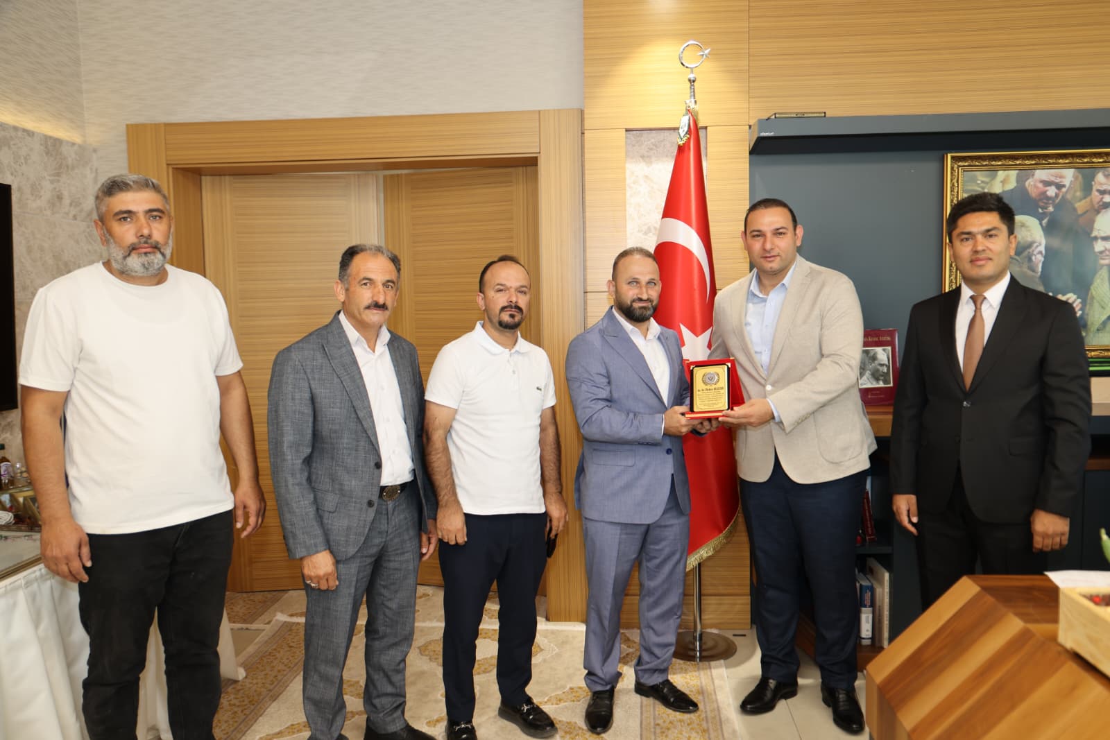 Hasancalı Derneği Başkanı Halil Baltacı’dan Başkanımız Av. Hakan Bilecen’e Ziyaret