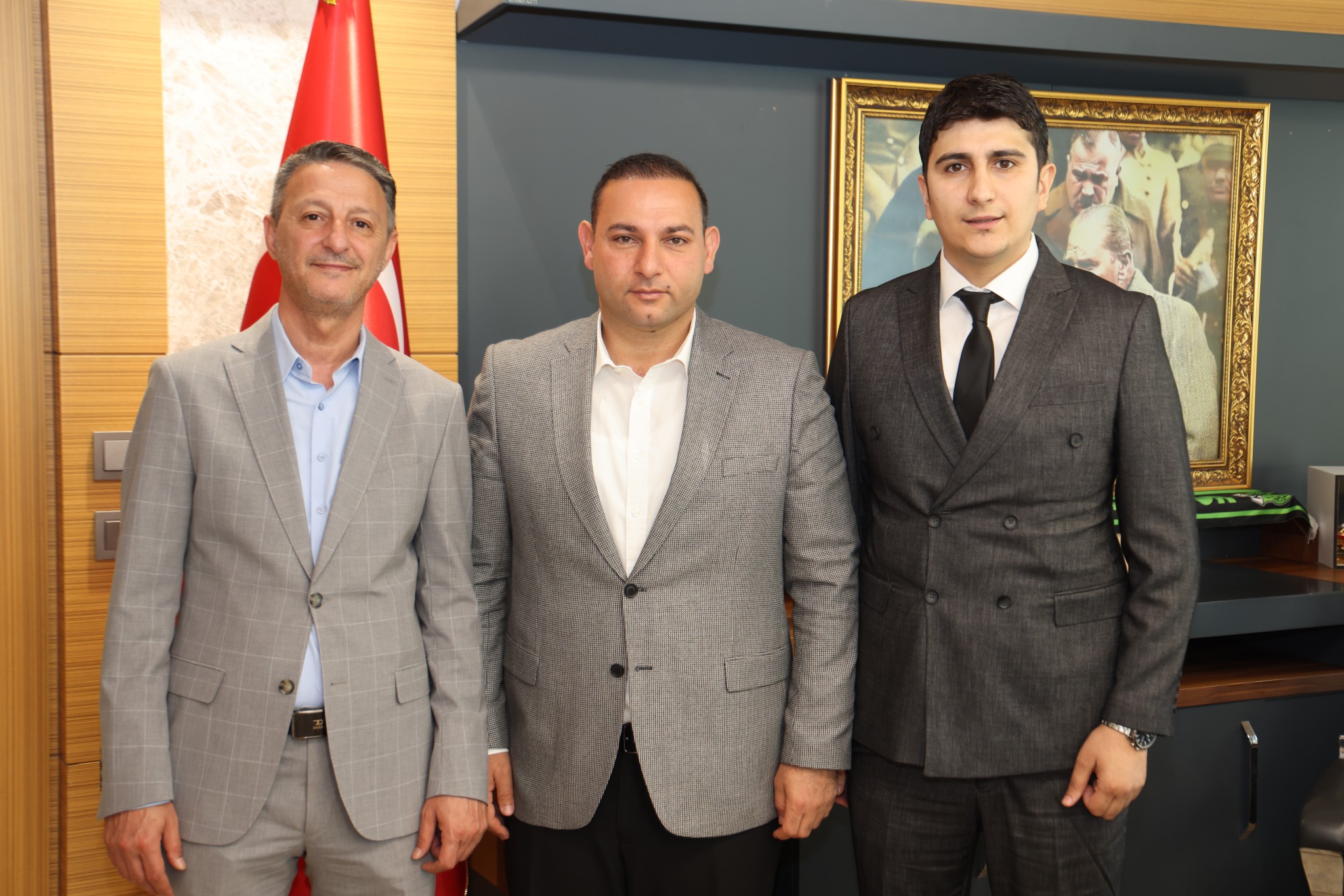 Bekir Geyik ve Serkal Buzul’dan Başkan Bilecen’e Ziyaret